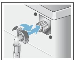 BOSCH LAVE-LINGE WAE28217FF - Branchement - 2
