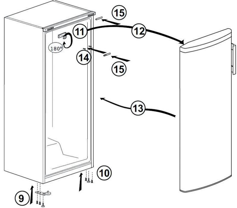 ESSENTIELB ECAV 170-60B1 - Inversion du sens d'ouverture de la porte - 3