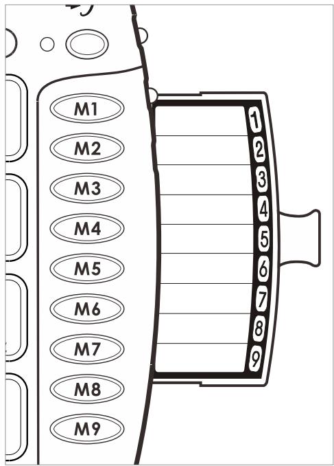 GEEMARC CL100 - - Appel d'un numéro en mémoire - 1