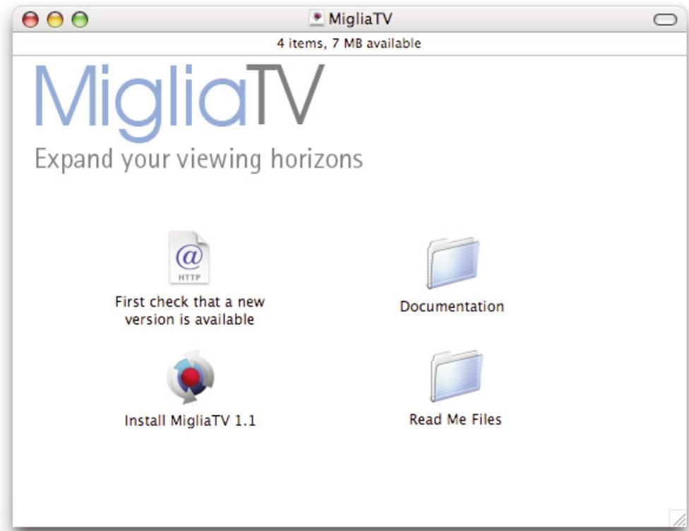 MIGLIA TVMAX - installation du logiciel - 1