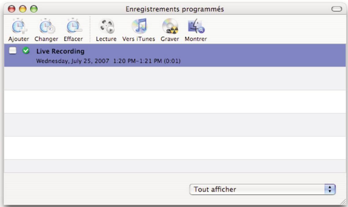 MIGLIA TVMAX - Utilisation de la barre d'outils - 1