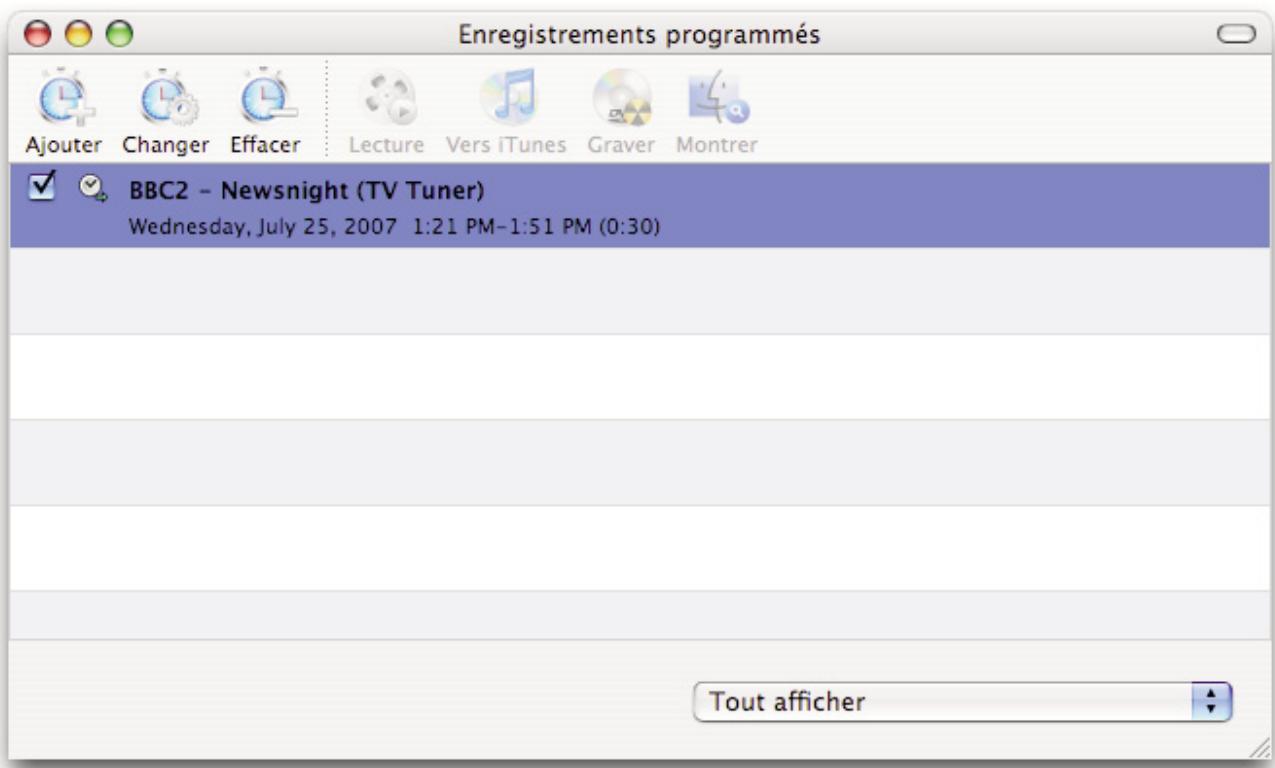 MIGLIA TVMAX - Programmer un enregistrement différé - 1