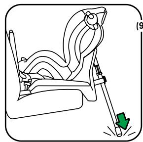 BESAFE IZI KID X3 ISOFIX - Dos à la route : installation isofix - 11