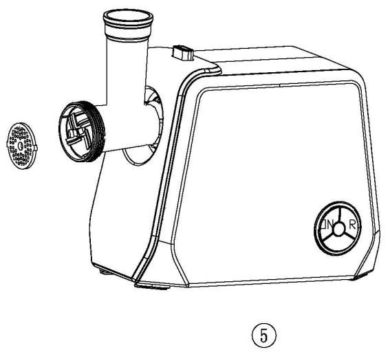 BRANDT HAC1200BG - Utilisation du hachoir à viande - 2