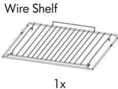 Wire Shelf 1x