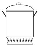 AMICA ACG223B - Choix du récipient - 1