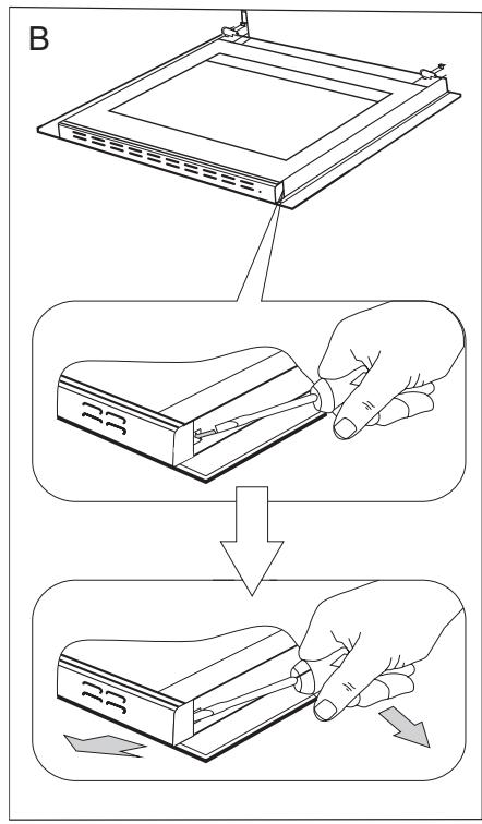 AMICA ACG223B - Comment enlever la vente intérieure - 1