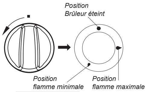 AMICA ACG223B - Manette de commande de brûleur - 1