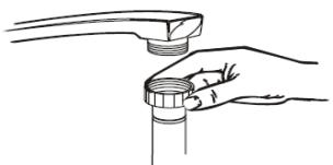 BRANDT VH1772J - Branchements d'eau froide - 1