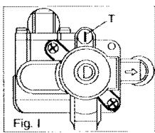 BOMPANI BOG85IX,  BOG85NR - Reglage DEBIT REDUIT thermostat du FOUR. - 2