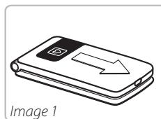 EMPORIA FLIPBASIC F220 - Inserer une CARTE SIM - 1