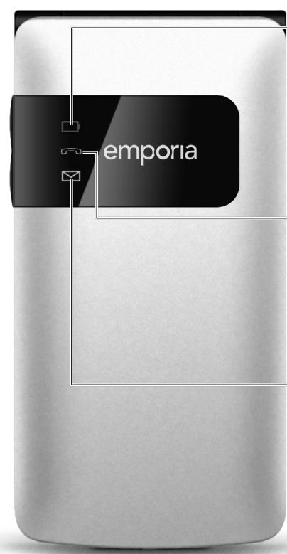 EMPORIA FLIPBASIC F220 - Insérer et charger la batterie - 5