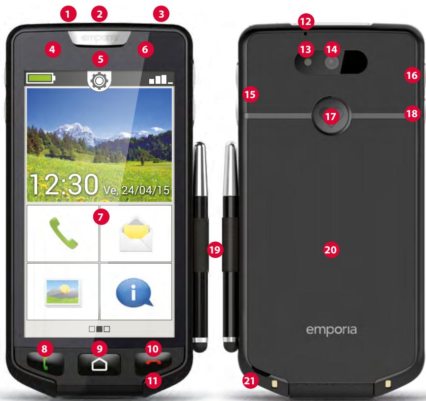 EMPORIA SMART - Aperçu de votre téléphone portable - 1