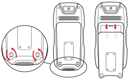 ENERGIZER ENERGY 200 - Installer la batterie et la carte SIM - 4