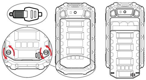 ENERGIZER ENERGY 400 - Installer la carte SIM et la batterie - 1