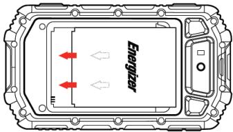 ENERGIZER ENERGY 400 - Installer la carte SIM et la batterie - 3