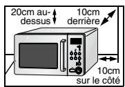 SAMSUNG M187AST - Installez votre four à micro-ondes - 1