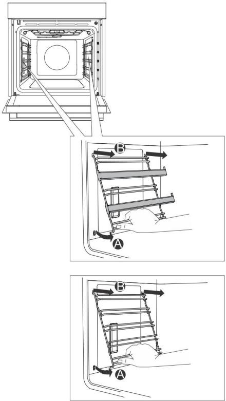 HISENSE BI61111AX - Retrait des guides d'extraction fixes et à grille (extensibles) - 1