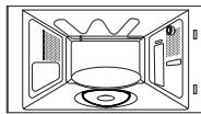 SAMSUNG MG23F301EJS - UTILISATION DU PLAT CROUSTILLEUR (MODÈLES MG23F301EC\*, MG23F301EJ\*, MG23F302EC\*, MG23F302EJ\* UNIQUEMENT) - 1