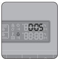 SAMSUNG BQ1Q3T089 - Tournez le bouton de commande de la durée / température pour régler l'heure de fin de cuisson. - 8