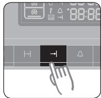SAMSUNG BQ1Q3T089 - Appuyez sur le bouton de commande de l'heure de fin de cuisson. - 1