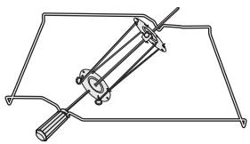 SAMSUNG NV66F2733BS - Tournebroche et brochette. - 1