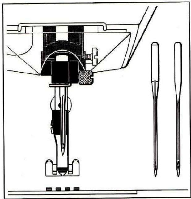 HUSQVARNA OPTIMA 190 - Changer l'aiguille - 2