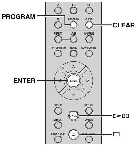 YAMAHA CD-N301 - Utilisation du mode de lecture programme - 2