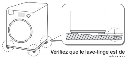 SAMSUNG WD90J6410AW - INSTALLATION DU LAVE-LINGE - 1