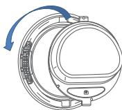SAMSUNG DV80F5E5HGW - INVERSION DU HUBLOT - 5