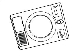 SAMSUNG DV80F5E5HGW - Raccordement du tuyau direct - 5