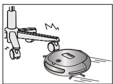 SAMSUNG SR8756 NAVIBOT - N'installez pas la station de recharge sur un sol asfalté - 6