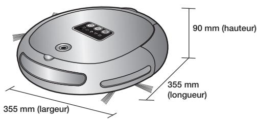 SAMSUNG SR8756 NAVIBOT - Caractéristiques techniques du produit - 1
