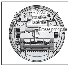SAMSUNG NAVIBOT SR8855 - Pour retirer les substances étrangères, utilisez toujours la brosse de nettoyage après avoir mis l'appareil hors tension. - 1