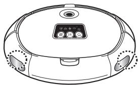 SAMSUNG SR8751 NAVIBOT LIGHT - Vous devez éteindre le bouton de mise sous tension situé sous l'unité principale avant de la nettoyer. - 4