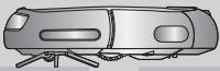 SAMSUNG SR8751 NAVIBOT LIGHT - Vous devez éteindre le bouton de mise sous tension situé sous l'unité principale avant de la nettoyer. - 4