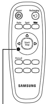 SAMSUNG SR8751 NAVIBOT LIGHT - Nettoyage manuel (en option) - 5