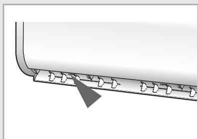 SAMSUNG MH026FWEA - Ajustement horizontal de la direction du souffle d'air - 1