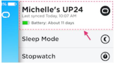JAWBONE UPMOVE BLEU - Comment calibrer: - 1