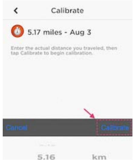 JAWBONE UPMOVE BLEU - Comment calibrer: - 4