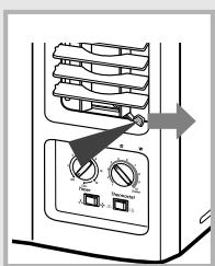 SAMSUNG AW09A7SE - Utilise la tirette de ventilation - 1
