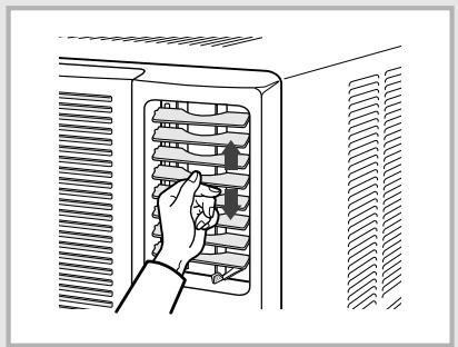 SAMSUNG AW09A7SE - Réglez le flux d'air vertical - 1
