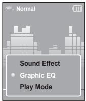 SAMSUNG YP-K3JAG - Pour sélectionner l'égaliseur graphique EQ - 1