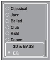 SAMSUNG YP-K3JAG - Réglage EQ - 1