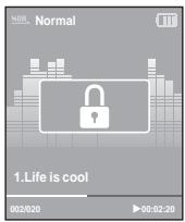SAMSUNG YP-K3JAG - Fonction lock (verrouillage) - 1