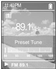 SAMSUNG YPZ5FQW-ELS - Pour rechercher les fréquences en mode PRESET (PREREGLAGE) - 1