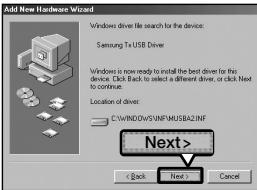 SAMSUNG YPZ5FQW-ELS - Sous windows 98SE - 4