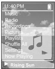 SAMSUNG YPZ5FQW-ELS - Menu shuffle (brouillez) - 1