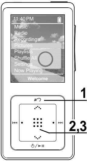 SAMSUNG YPZ5FQW-ELS - Menu shuffle (brouillez) - 3