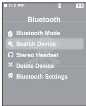 SAMSUNG YP-T9BAB - Utiliser la fonction Bluetooth (suite) - 1